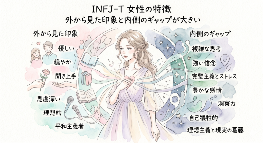 INFJ-tの外側と内側